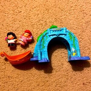Disney Ariel and Eric's Boat Ride Playset by Little People